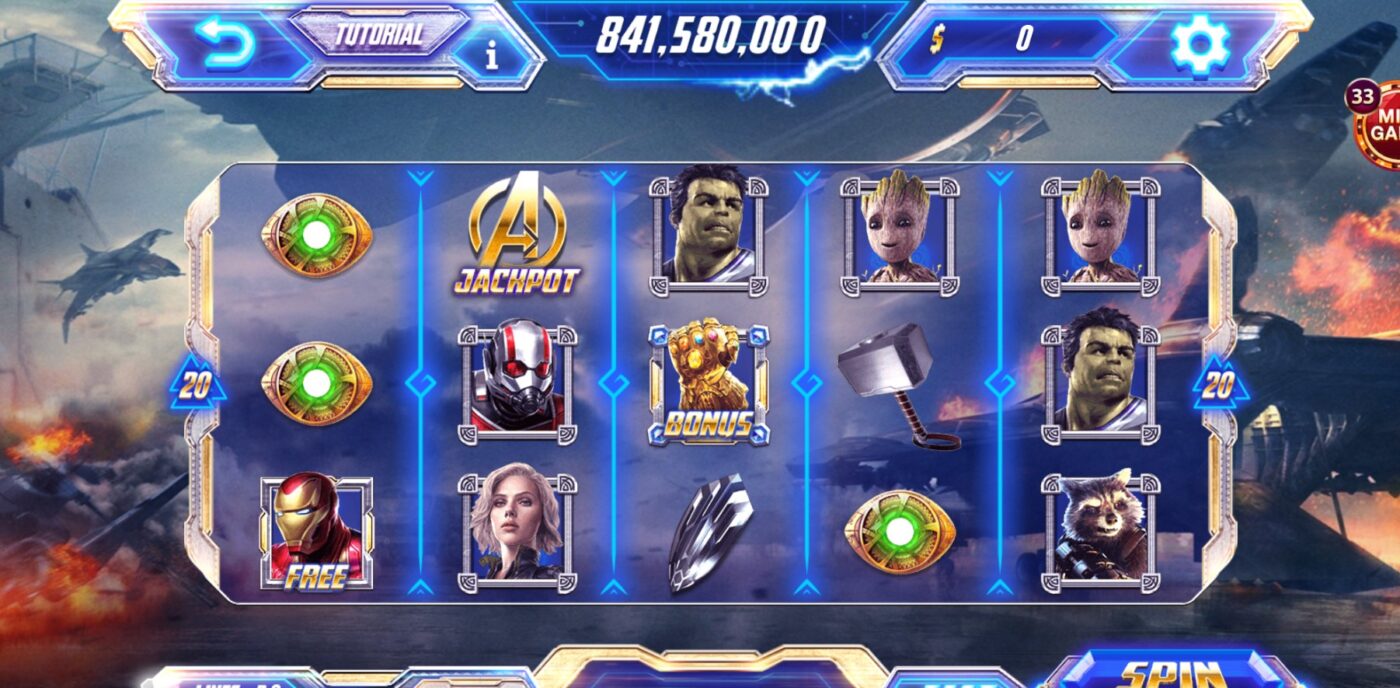 Các mức cược phổ biến trong game slot Avengers