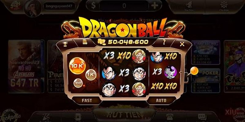 Mẹo chơi Dragon Ball Sunwin